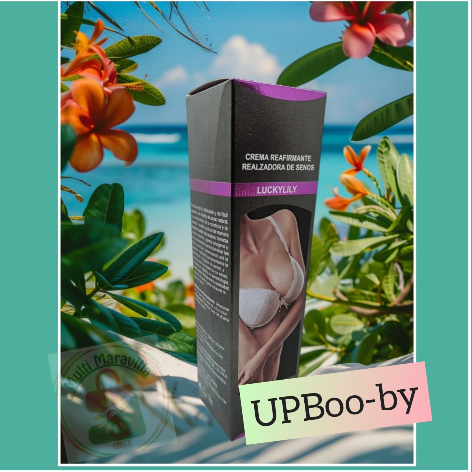 Pack UPBoo-Ty™️CREMA LEVANTA GLUTEOS🍑 +  UPBoo-By™️ LEVANTA BUSTO🥥🥥(Registro ISP 2086/18)